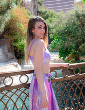 Load image into Gallery viewer, Purple Skirt Set