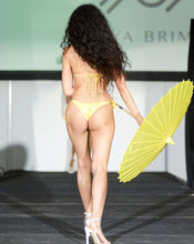 Load image into Gallery viewer, Yellow Woven Bikini