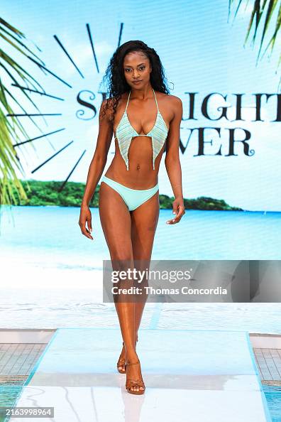 Teal Beaded Bikini
