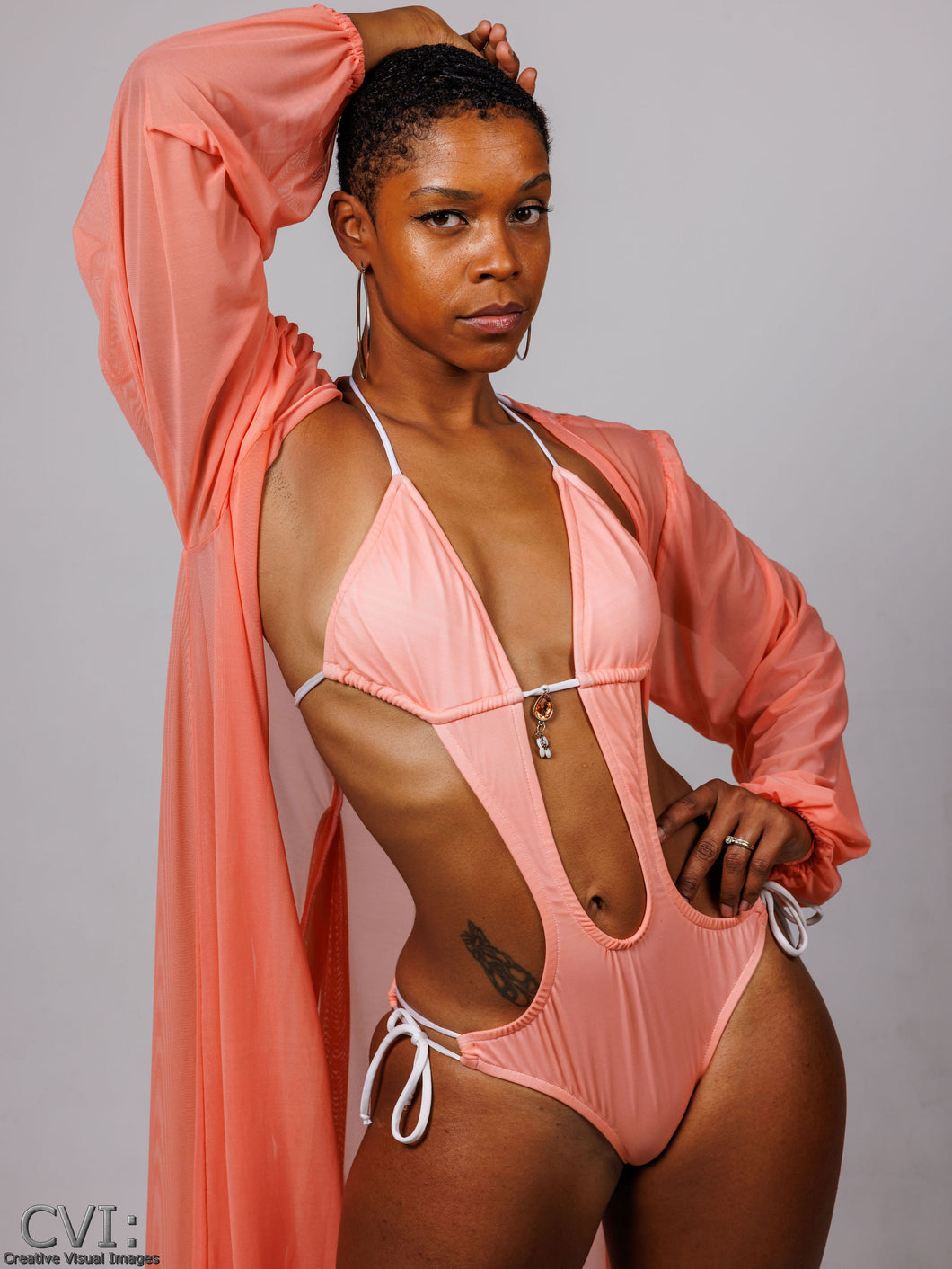Peach Monokini