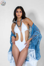 Load image into Gallery viewer, Venice Monokini in White