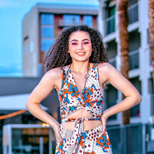 Load image into Gallery viewer, Floral Maxi Tie Dress