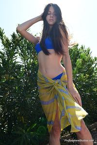 Chiffon Striped Wrap