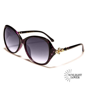 Crystal Round Sunglasses