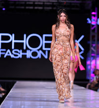 Load image into Gallery viewer, Butterfly Maxi Tie Dress