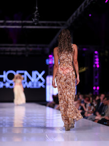Butterfly Maxi Tie Dress