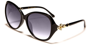 Crystal Round Sunglasses