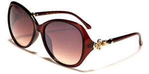 Crystal Round Sunglasses